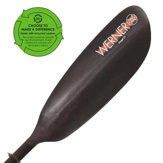Werner Paddles - Skagit CF 2 Piece Straight Shaft Kayak Paddle