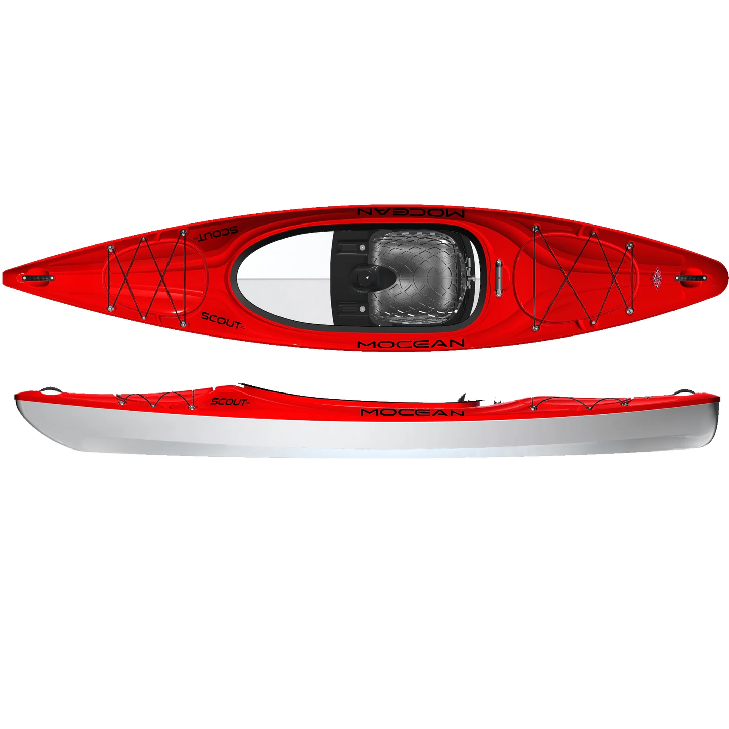 Mocean Kayak - 12' Scout XC Large Cockpit Touring Kayak