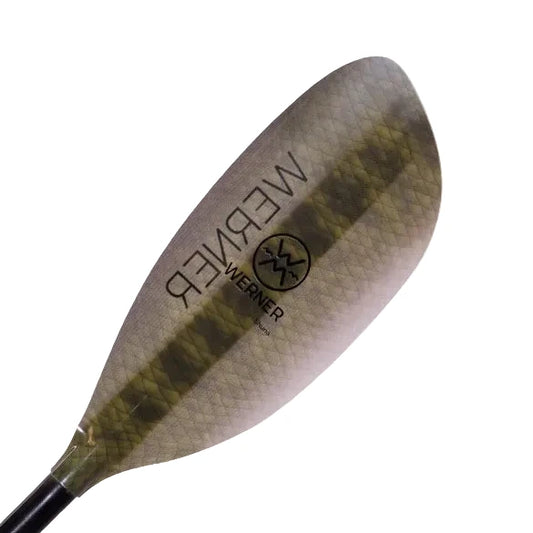 Werner Paddles - Shuna: Hooked Adjustable Length Kayak Fishing Paddle