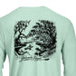 "The Swamp Spirit" Performance Long Sleeve Kayaking Shirt - UPF 50+ Sunblocking