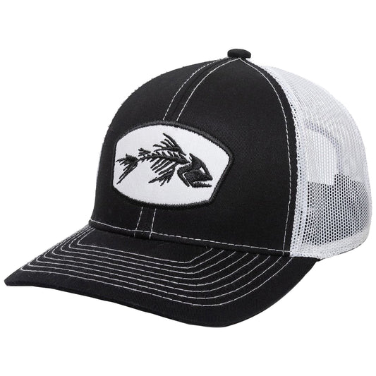 YAKWORKS - Black and White Bonefish Vented Hat