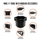YakAttack - Kayak Cup Holder Pro, Black