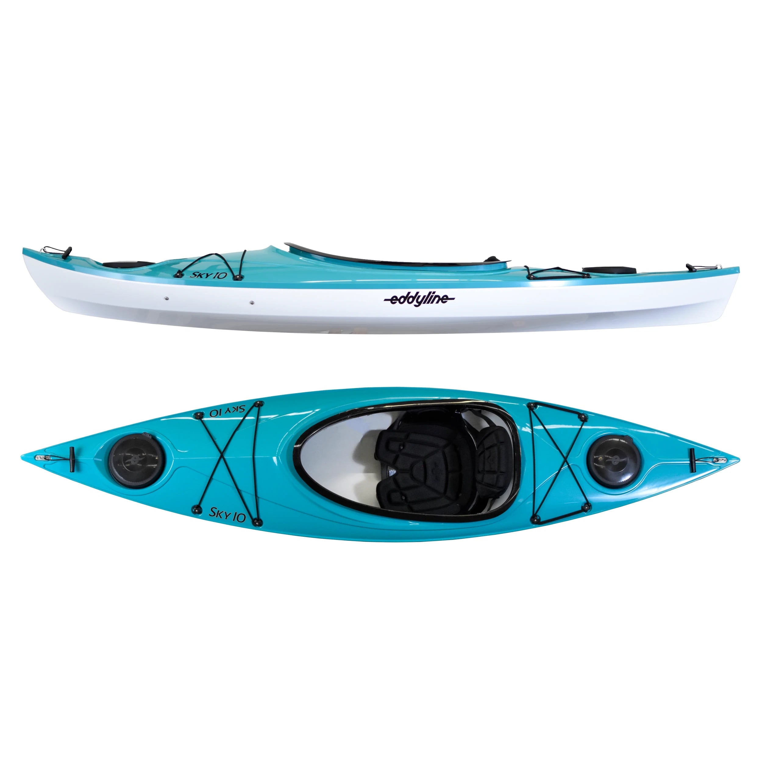 【Skyee】 10' Eddyline Sky 100 Lightweight Recreational Sit-in Kayak