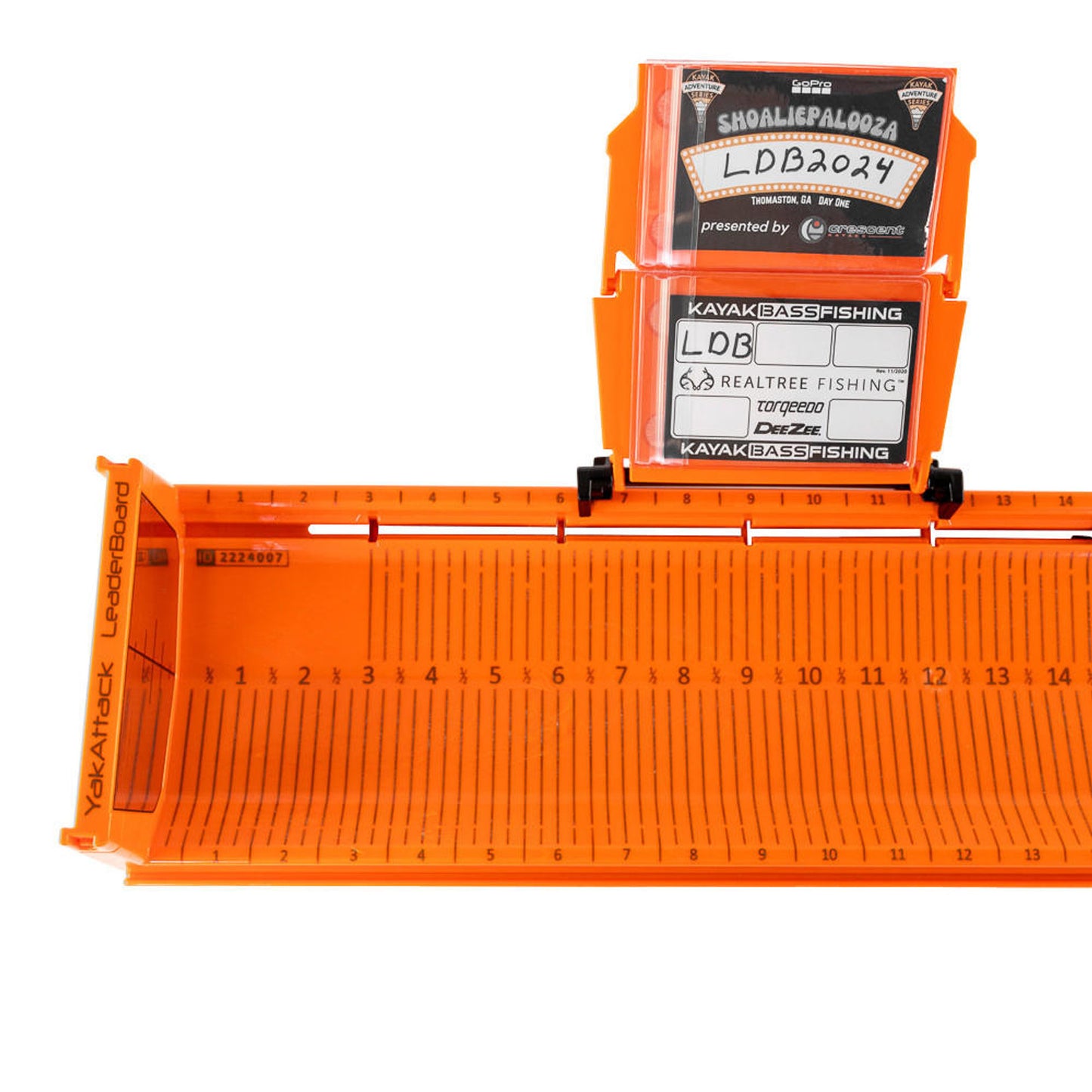 YakAttack LeaderBoard Side Mount Identifier Holder, Orange