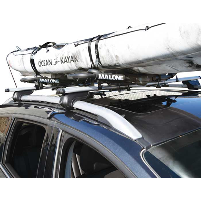 Malone - FoldAway-J™ Kayak Carrier with Tie-Downs - J-Style
