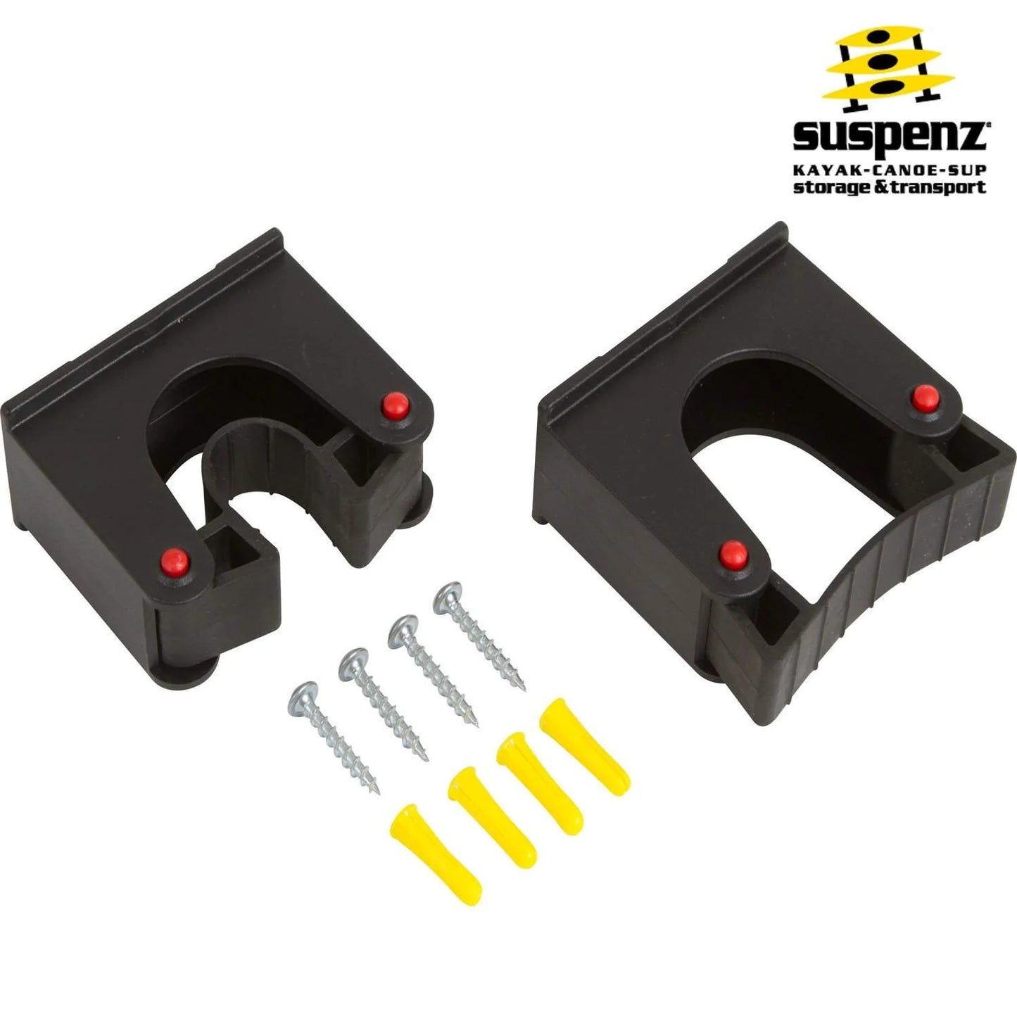 Wall Mount Kayak Paddle Clips - Suspenz