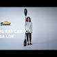 AquaBound - Sting Ray Carbon 2-Piece Posi-Lok™ Kayak Paddle