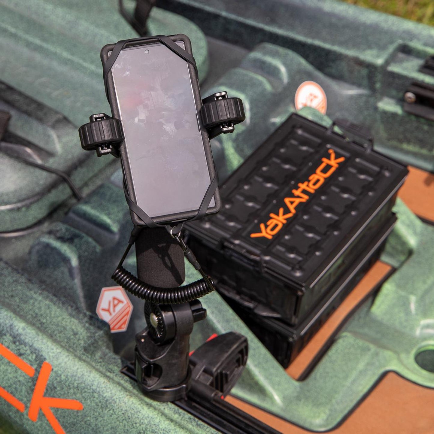 YakAttack RotoGrip Phone Holder Pro with LockNLoad Mounting System