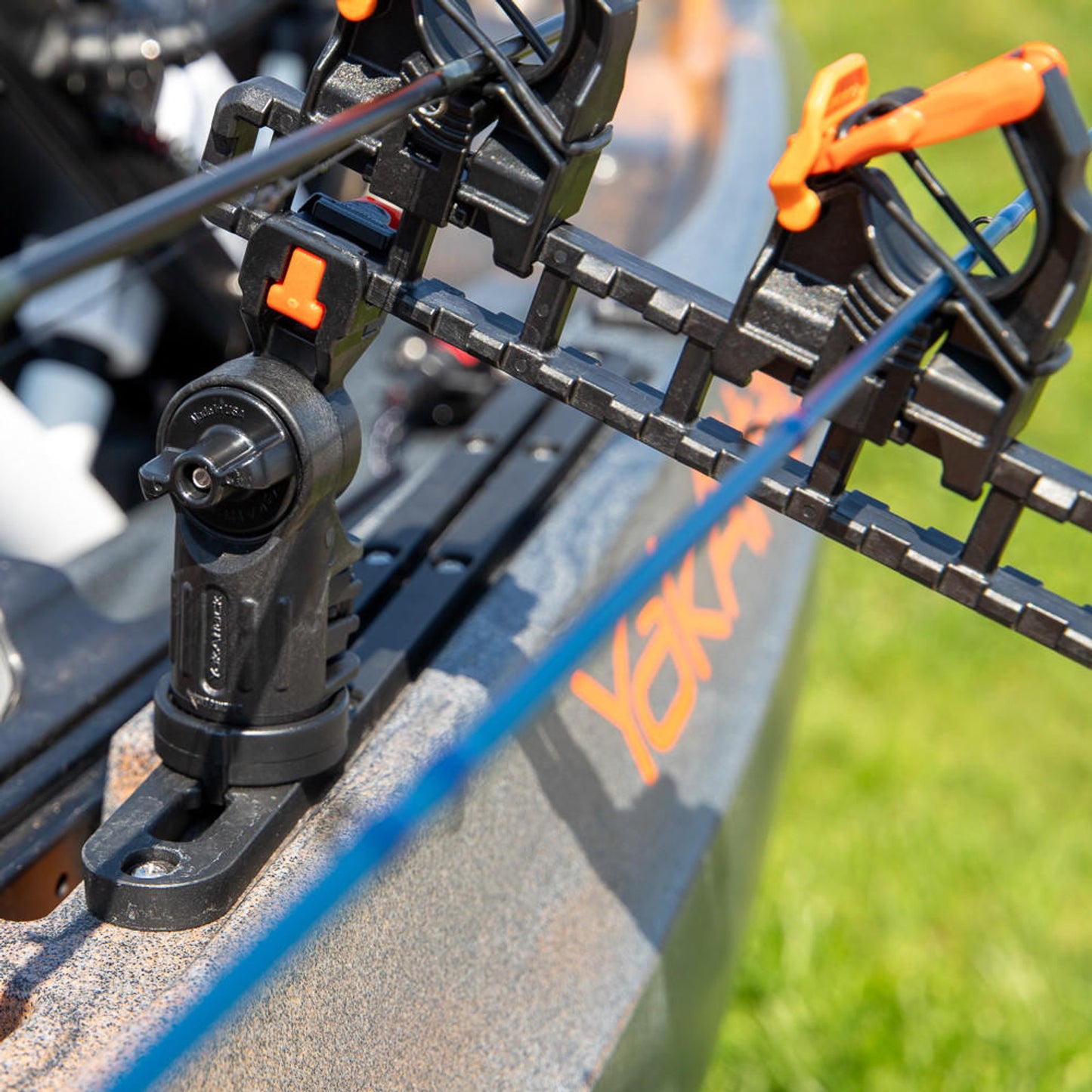 YakAttack SideStage Pro Kayak Fishing Rod Rack with LockNLoad Mounts