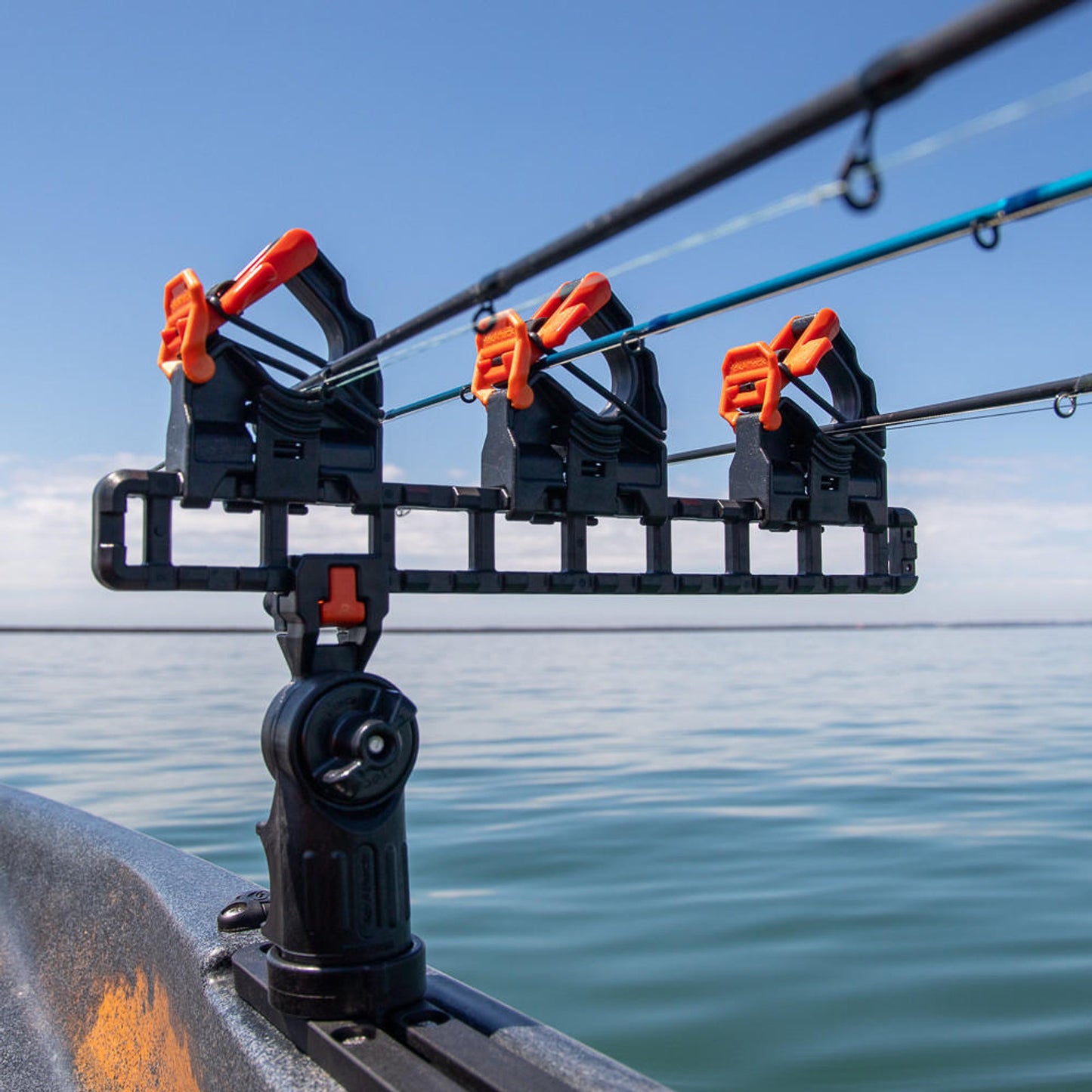YakAttack SideStage Pro Kayak Fishing Rod Rack with LockNLoad Mounts