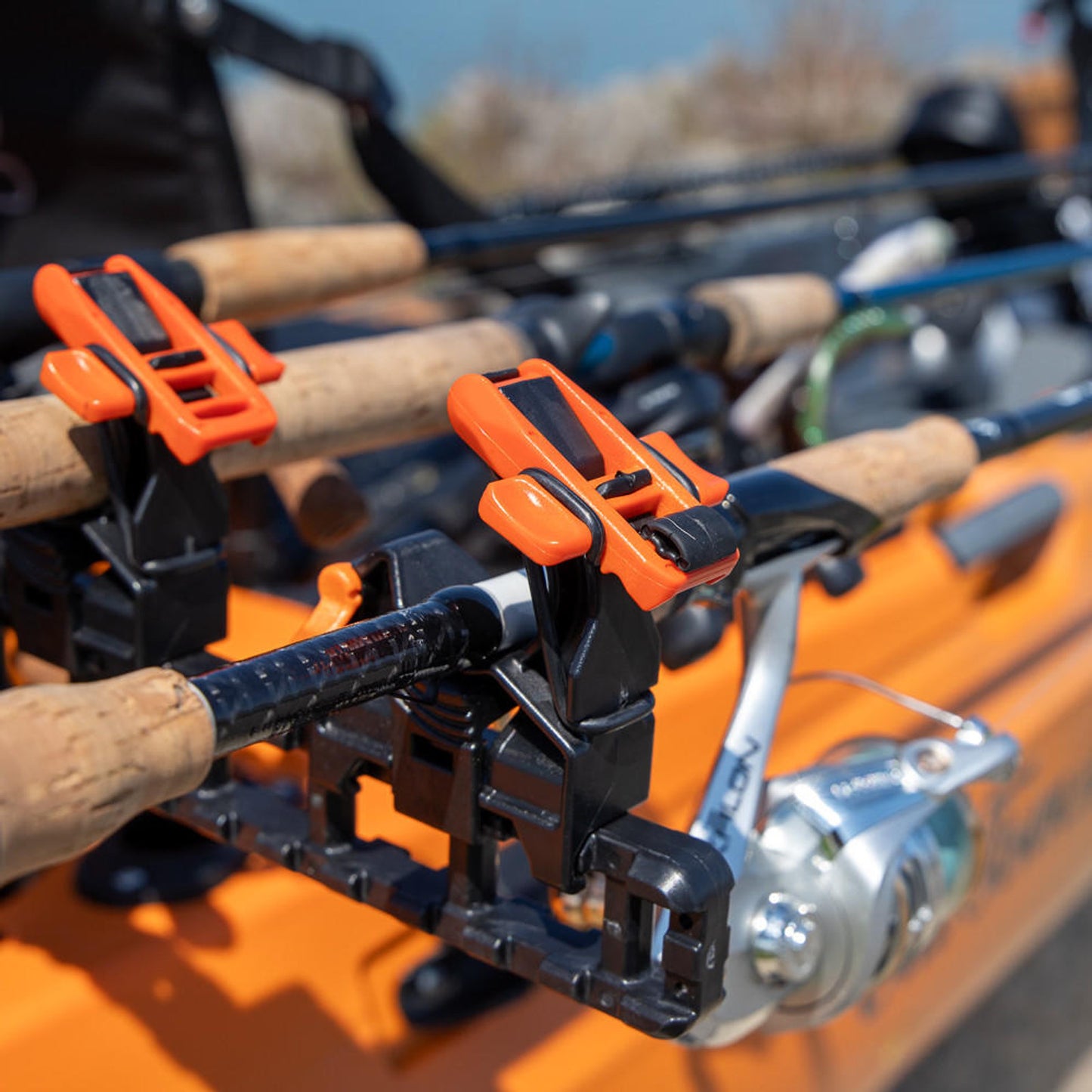 YakAttack SideStage Pro Kayak Fishing Rod Rack with LockNLoad Mounts