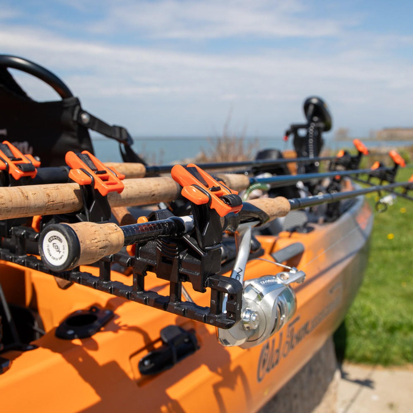 YakAttack SideStage Pro Kayak Fishing Rod Rack with LockNLoad Mounts