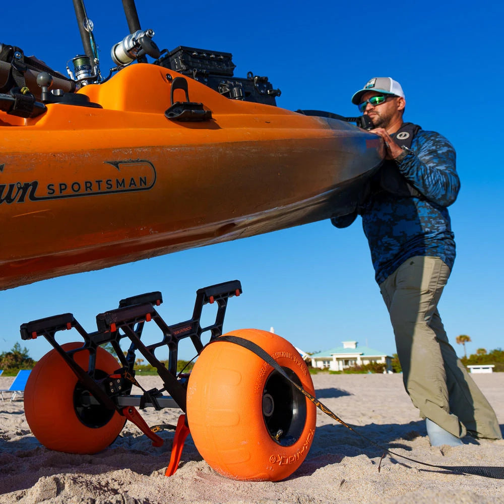 YakAttack - TowNStow Bunkster Kayak Cart with Sand Tires