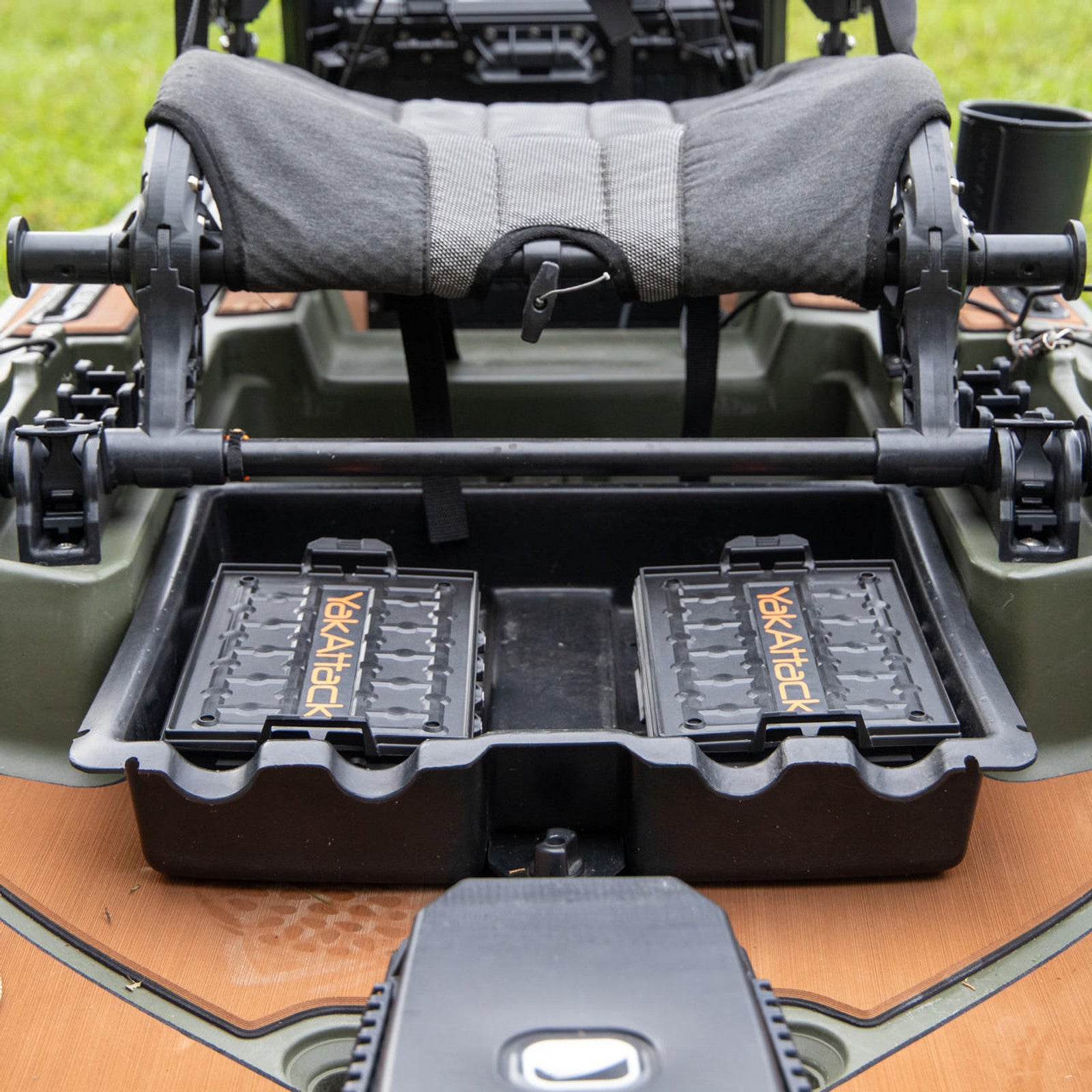 boat seat tackle storage bag Inflatable Bags The tackle webs bag snaps on Tackle Storage Kayak Fishing Box