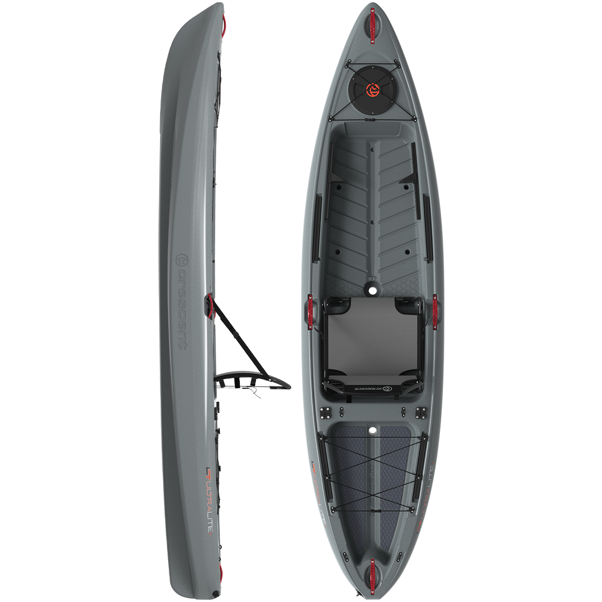 Bundle 10' Crescent Kayak UltraLite, Vest and Paddle