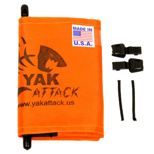 YakAttack 6 X 18 Orange ProGlo Kayak Flag Kit