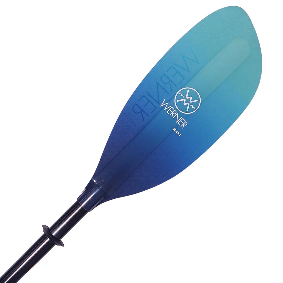 Werner Paddles - Shuna 2 Piece Straight Shaft Premium Kayak Paddle