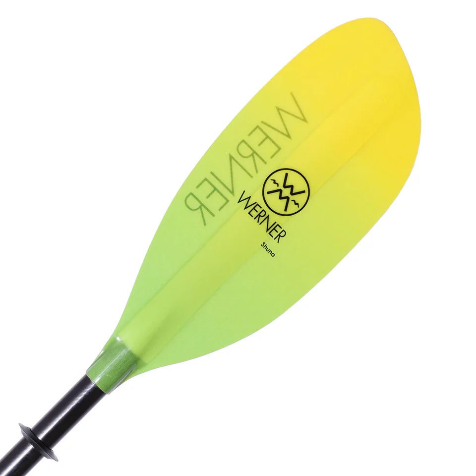 Werner Paddles - Shuna 2 Piece Straight Shaft Premium Kayak Paddle