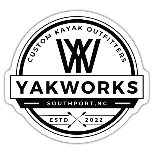 Yakworks Kayak - 6" Logo Window Sticker