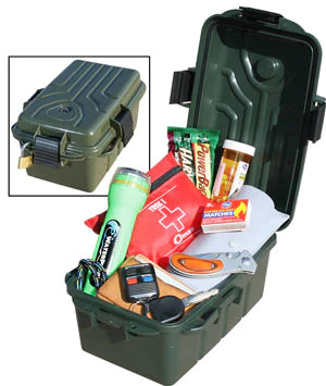 MTM - Survivor Kayak Dry Box With Compass - 2 Sizes!