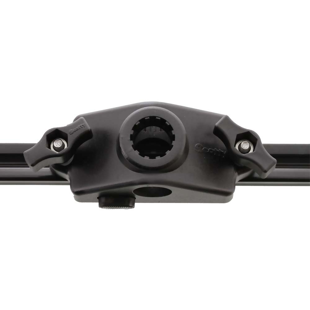 Scotty Dual Point Locking Kayak Track Mount for Spline Posts