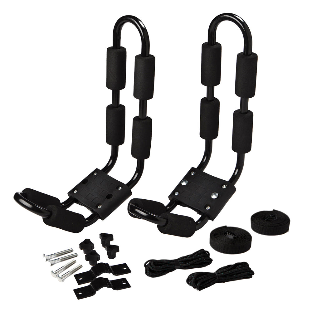 Attwood Marine Padded Universal Kayak Roof Rack Mount - J-Style Holder ...