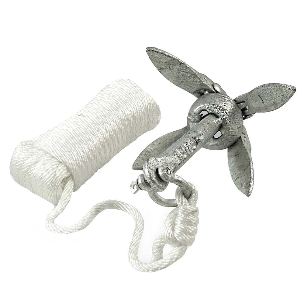 TH MARINE - 1.5 Pount Folding Kayak Anchor Kit - 1.5lb