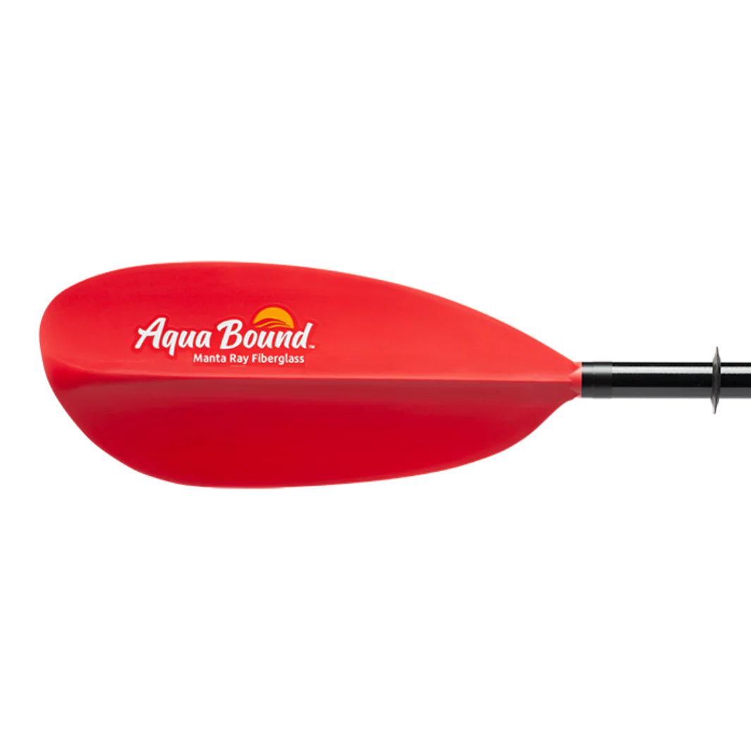 Aqua Bound Manta Ray Fiberglass 2-Piece Snap-Button Kayak Paddle