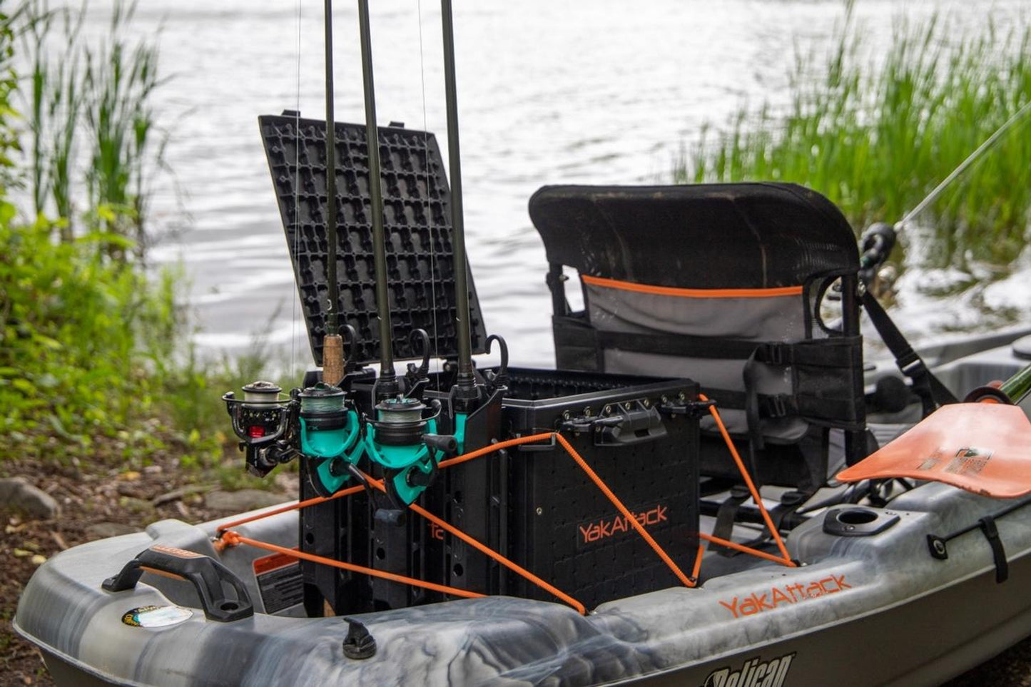 YakAttack BlackPak Pro Kayak Fishing Crate - 13" x 13"