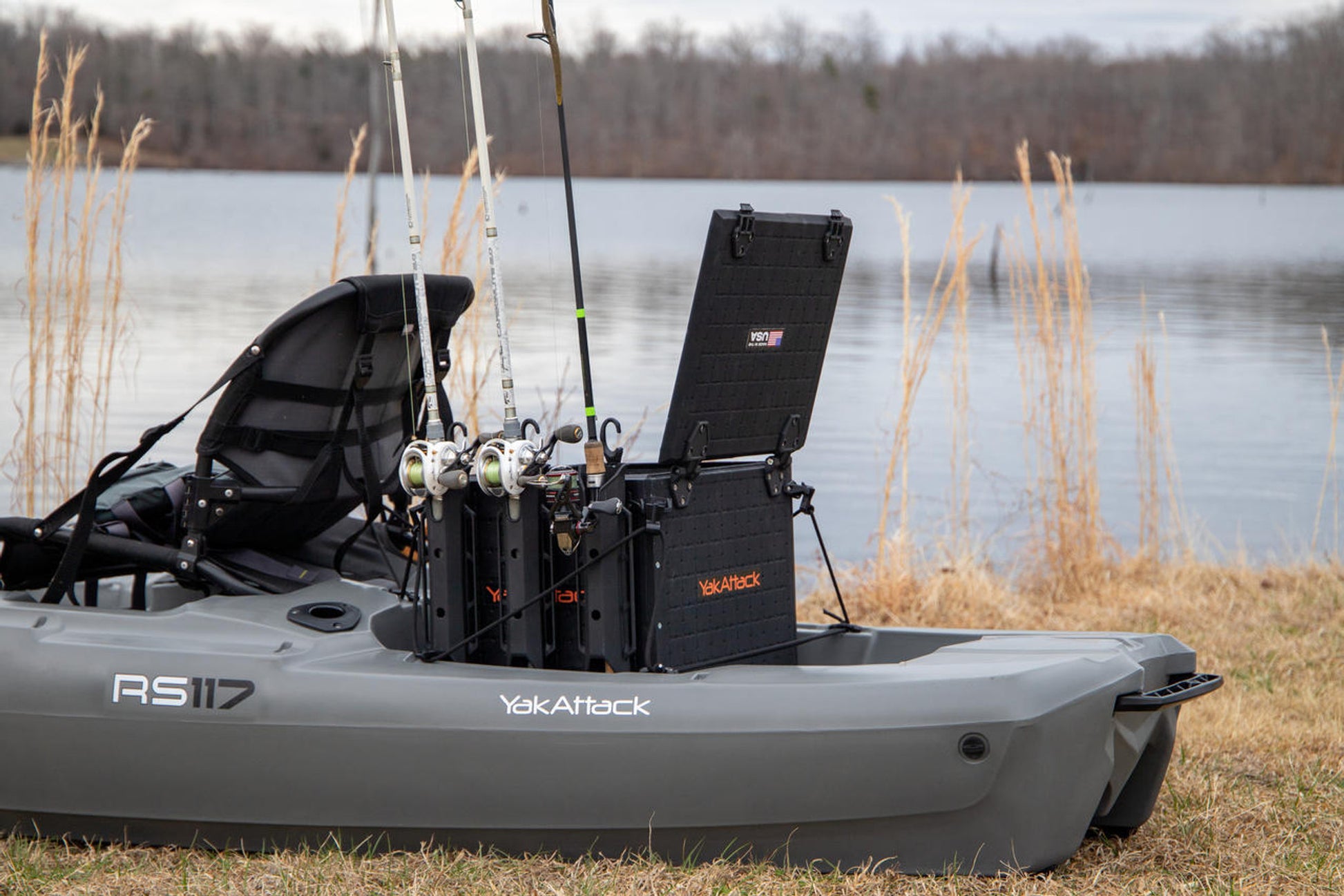 YakAttack BlackPak Pro Kayak Fishing Crate - 13 x 13 Olive Green - The  Yak Shak