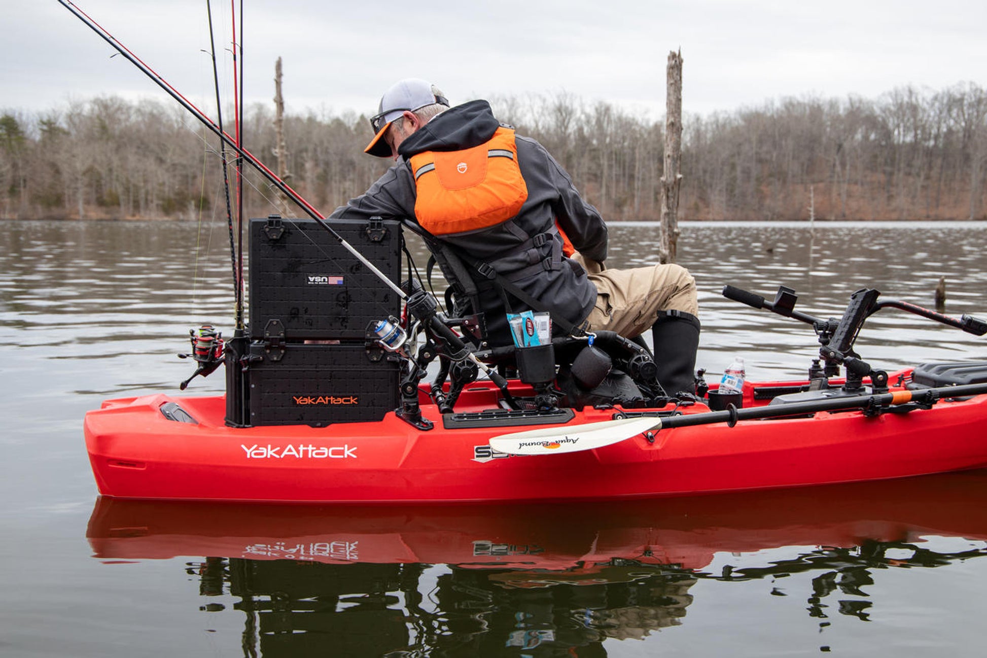YakAttack BlackPak Pro Kayak Fishing Crate - 13 x 16 – YAKWORKS