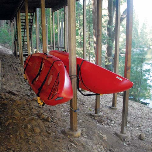 Deluxe Kayak Wall Storage Rack - Suspenz