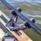 YakAttack DoubleHeader with Dual RotoGrip Kayak Paddle Holders
