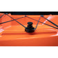 YakAttack 12" Orange Kayak GearTrac With Mounting Screws