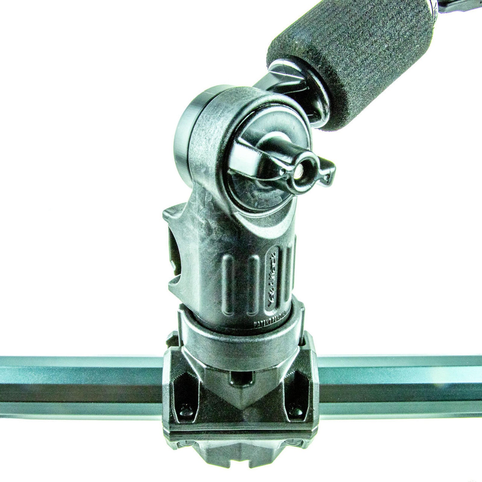 YakAttack Lock Kayak Rail Mount Fishing Rod Holder Rail