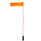 YakAttack VISIFlag, 52" Mast With Flag, Mighty Mount / GearTrac Ready