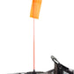 YakAttack VISIFlag, 52" Mast With Flag, Mighty Mount / GearTrac Ready